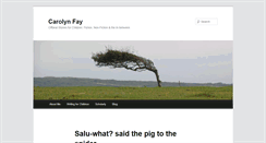 Desktop Screenshot of carolynfay.com