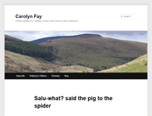 Tablet Screenshot of carolynfay.com